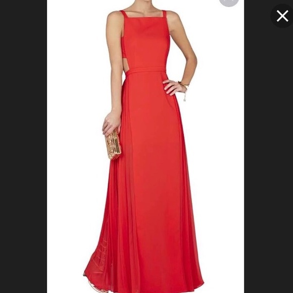 BCBGMaxAzria Dresses & Skirts - Red BCBG floor length dress